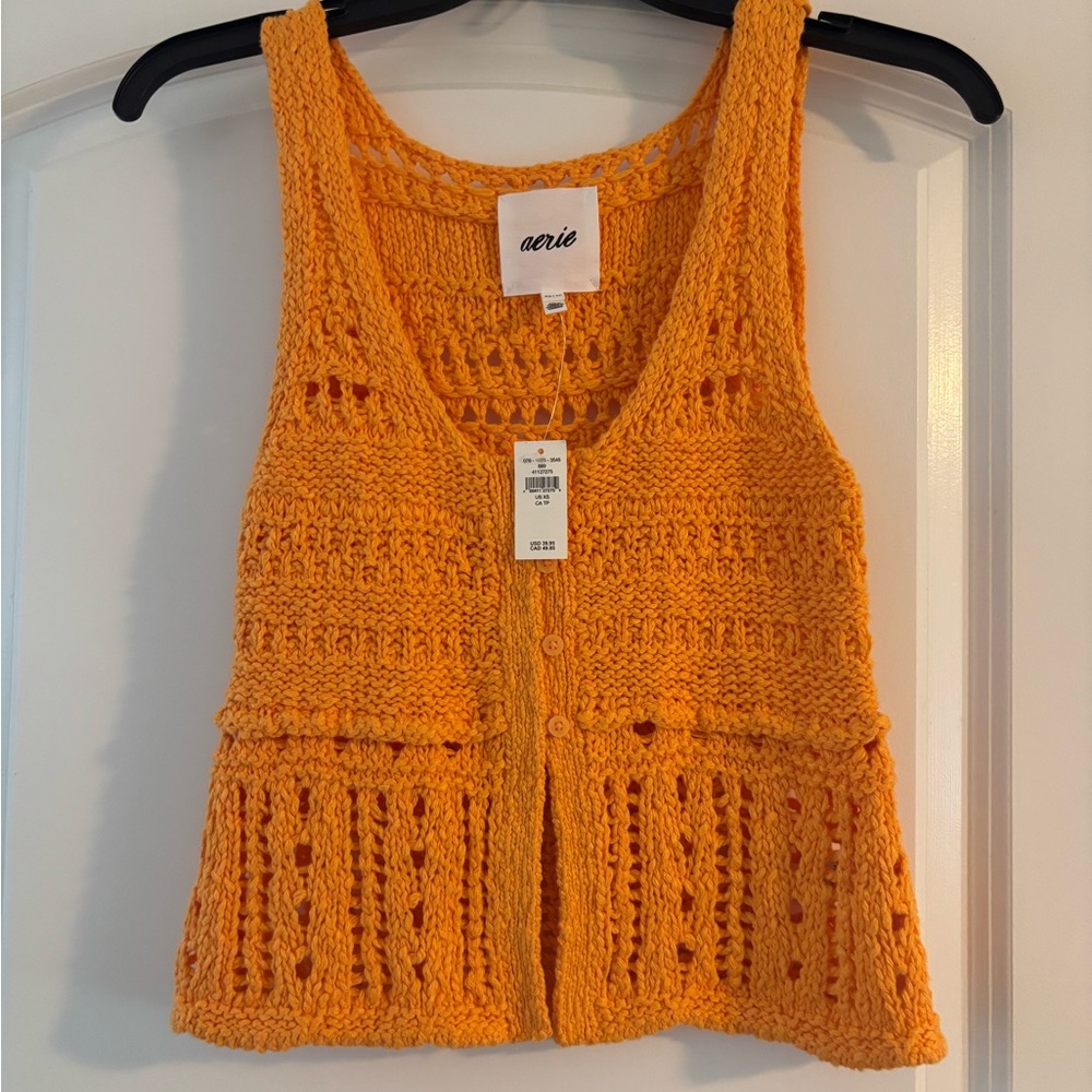 Aerie crochet Sweater Tank